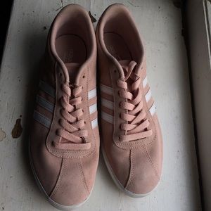 Pink suede ADIDAS sneakers